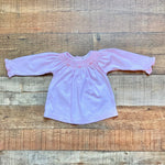 Kissy Kissy Pink Smocked Top- Size 3-6M