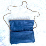 Neiman Marcus Weave Fold Over Clutch (like new condition!)
