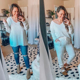 American Eagle Cream Joggers NWT- Size L (Inseam 28”)