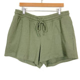 Adore Me Olive French Terry Short and Cropped Ribbed Tank Lounge Set NWT- Size 0X (sold as set)