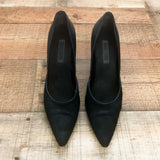 Alberta Ferretti Black Animal Fur Heel- Size 39 (See Notes)