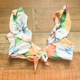 Palms Away Floral Print Swimsuit Top- Size S (We Have Matching Bottom!)