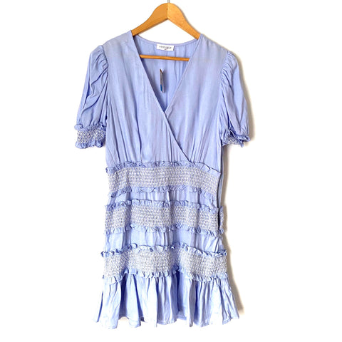 Vestique Light Blue Smocked Dress NWT- Size M