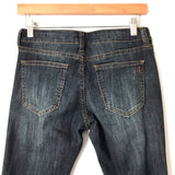Denim Box Distressed Dark Wash Skinny Jeans- Size 5 (Inseam 30”)