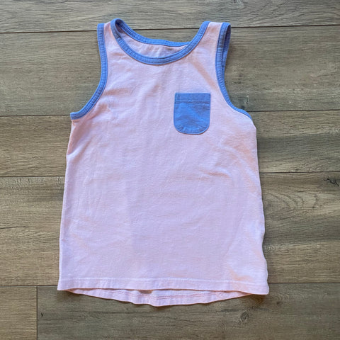 Cat & Jack Pink/Blue with Pocket Tank Top- Size 4T (see notes)