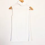 Halogen White Turtleneck Tank- Size XS
