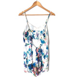 Lovers + Friends Floral Romper with Pockets and Exposed Back- Size S