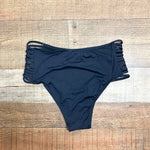 Envya Black with Criss Cross Strap Sides Bikini Bottoms NWOT- Size S (we have matching top)