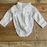 Janie and Jack White Button Up Onesie Top NWT- Size 6-12M(see notes)