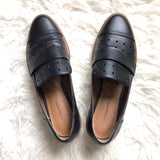 14th & Union Black Perforated Loafers- Size 7.5