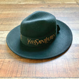 No Brand Black Logo Adjustable Wool Hat