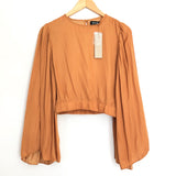 DO+BE Wide Sleeve Crop Top NWT- Size S