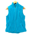 Lilly Pulitzer Fleece Zip Up Vest in Bright Blue- Size S