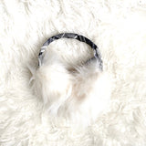 Aerie Plaid Fur Earmuffs
