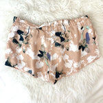 Wilfred Blush Painted Floral Drawstring Shorts- Size S