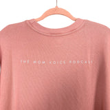 Time and Tru Pink All the Things with Side Slits Sweatshirt- Size XL