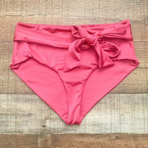 Amaryllis Magenta La Jolla Tie Swim Bottom- Size XL (We Have Matching Top!)