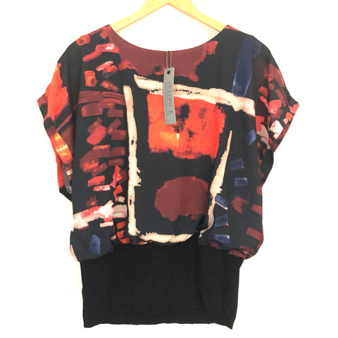 Joseph A Times Square Print Top NWT- Size S