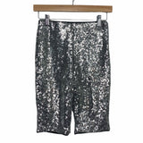 Grey Lab Silver Sequin Biker Shorts NWT- Size XS (sold out online)