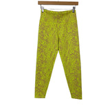 Sweaty Betty Neon Snakeskin Print 7/8 Length Leggings- Size M (Inseam we have matching sports bra)