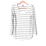 Peyton Jensen Striped Long Sleeve Top- Size XS (see notes)