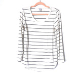 Peyton Jensen Striped Long Sleeve Top- Size XS (see notes)