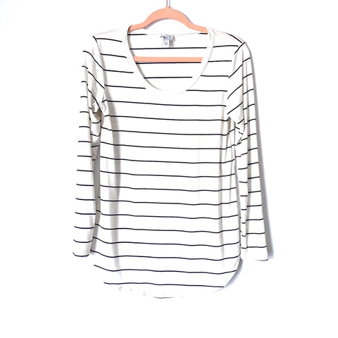 Peyton Jensen Striped Long Sleeve Top- Size XS (see notes)