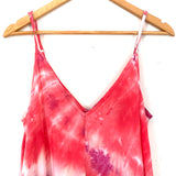 Lovestitch Pink Tie Dye Maxi Dress- Size S/M