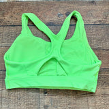 Athleta Neon Green Padded Sports Bra- Size ~S (see notes)