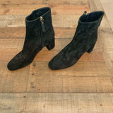 M. Gemi Black Suede Like Booties- Size 41