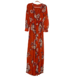 Ricarica Rose Chiffon Maxi Dress- Size S