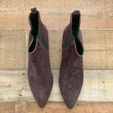 Mark Fisher Purple Stud Booties- Size 10 (See Notes)