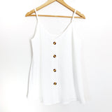 No Brand Button Up Tank- Size S