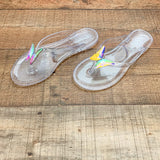 Liliana Clear Butterfly Sandals NWT- Size 7