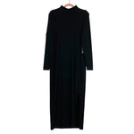 Eloquii Black Exposed Back with Gold Chain and Slit Dress NWT- Size 14/16 (see notes)