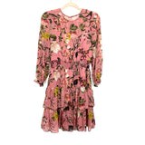 Eliza J Floral Smocked Waist Dress- Size 8