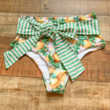 No Brand Lemon Print Bikini Set NWOT- Size M