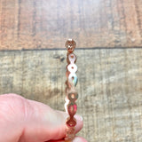 Melinda Maria Rose Gold Hoop Earrings (see notes)