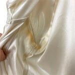 No Brand Cream Metallic Crop Zip Up Top- Size S (See Notes)