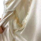 No Brand Cream Metallic Crop Zip Up Top- Size S (See Notes)