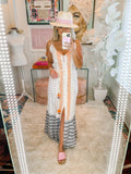 Tularosa Villa Tassel Tie Straps and Belt Front Slit Dress NWT- Size S