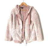 Love Fire Sherpa Hooded Jacket NWT- Size S