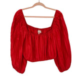 Show Me Your Mumu Red Crop Top- Size XL (we have matching skirt)