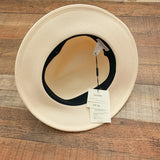 Pineapple & Star Star Paper Straw Fedora Hat NWT- Size Medium 22 1/2"-22 3/4"