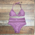 Mossimo x Target Magenta Mesh Padded Triangle Bikini Top- Size M (sold out online, we have matching bottoms)