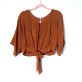 Mia Joy Burnt Orange Open Back Cropped Top NWT- Size S (Jana) we have matching skirt