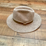 Hat Attack For Inida Hicks Heather Oat Wool Felt Hat