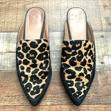 Halogen Animal Print Mules- Size 7.5