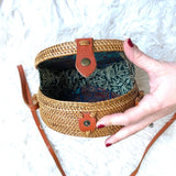 Carve Designs Round Rattan Handbag