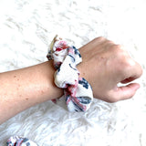 Floral Scrunchies (sold as set of three)
